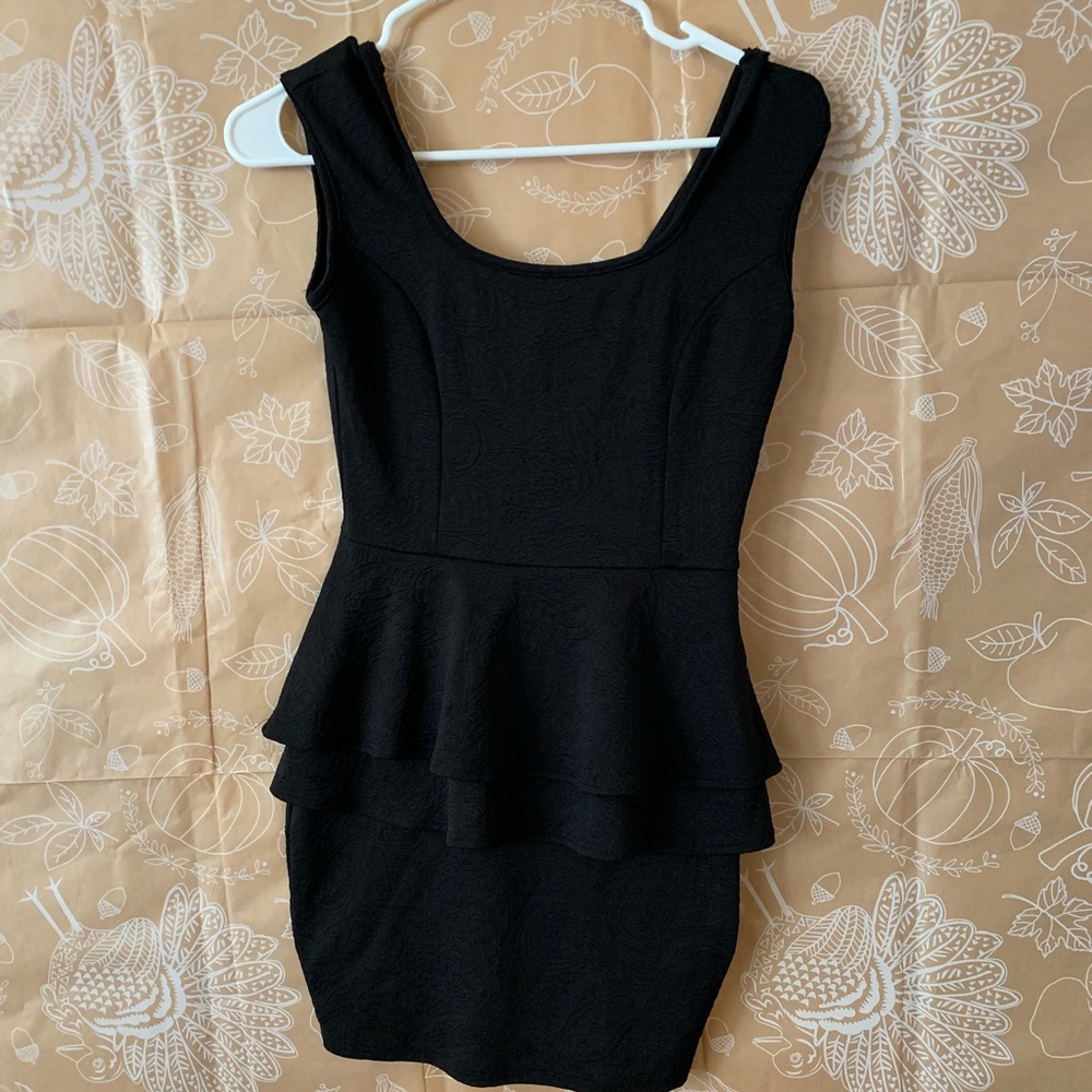 Peplum Mini Dress